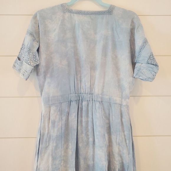 LoveShackFancy Edie Cotton Crochet Lace Midi Dress - Picture 11 of 16